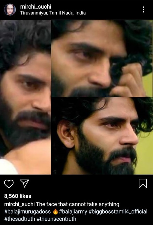 Bigg Boss Tamil 4 Suchithra shares a sad and unseen truth about Balaji Murugadoss