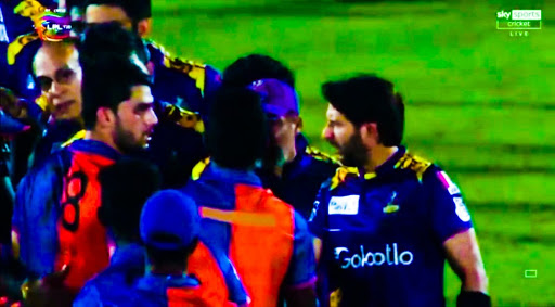 shahidafridi rebukes afghan pacer after spat reveals conversation