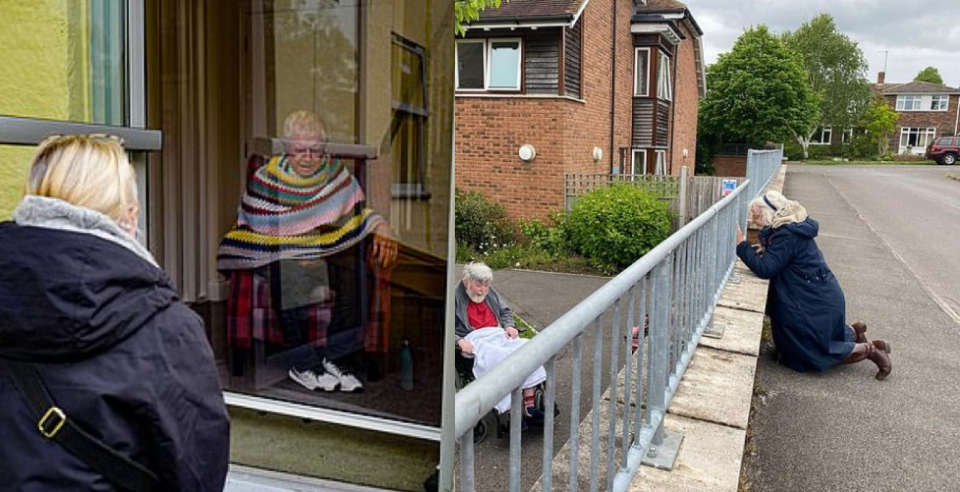 UK decision hug elderly loved ones in care homes Christmas