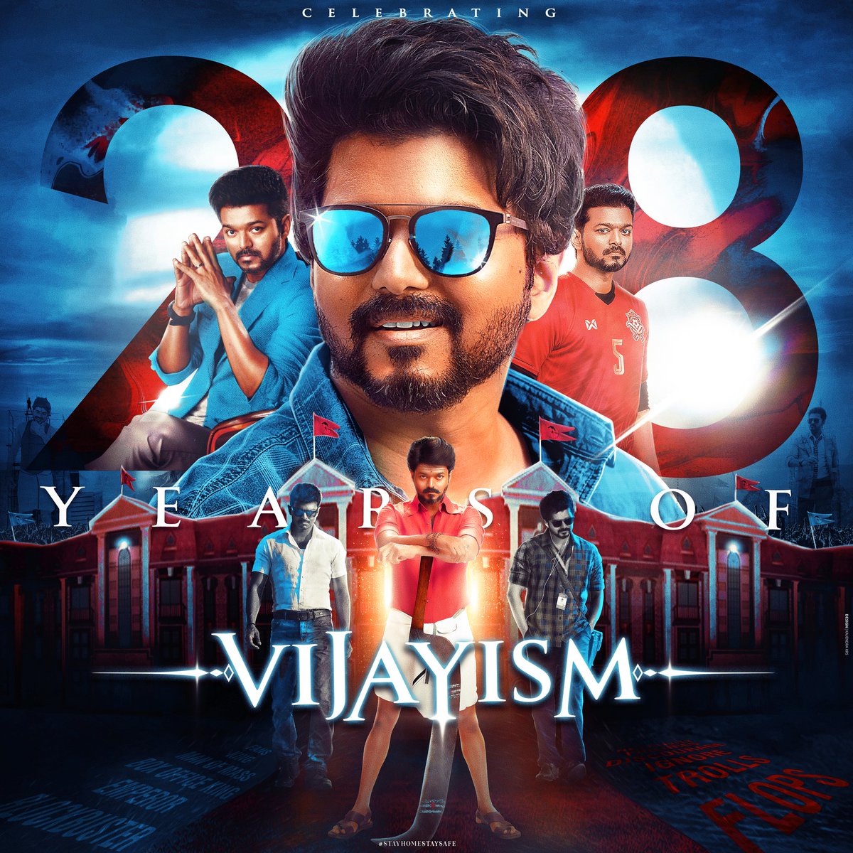 It’s a special day for the Thalapathians because Thalapathy Vijay completes 28 years in film industry