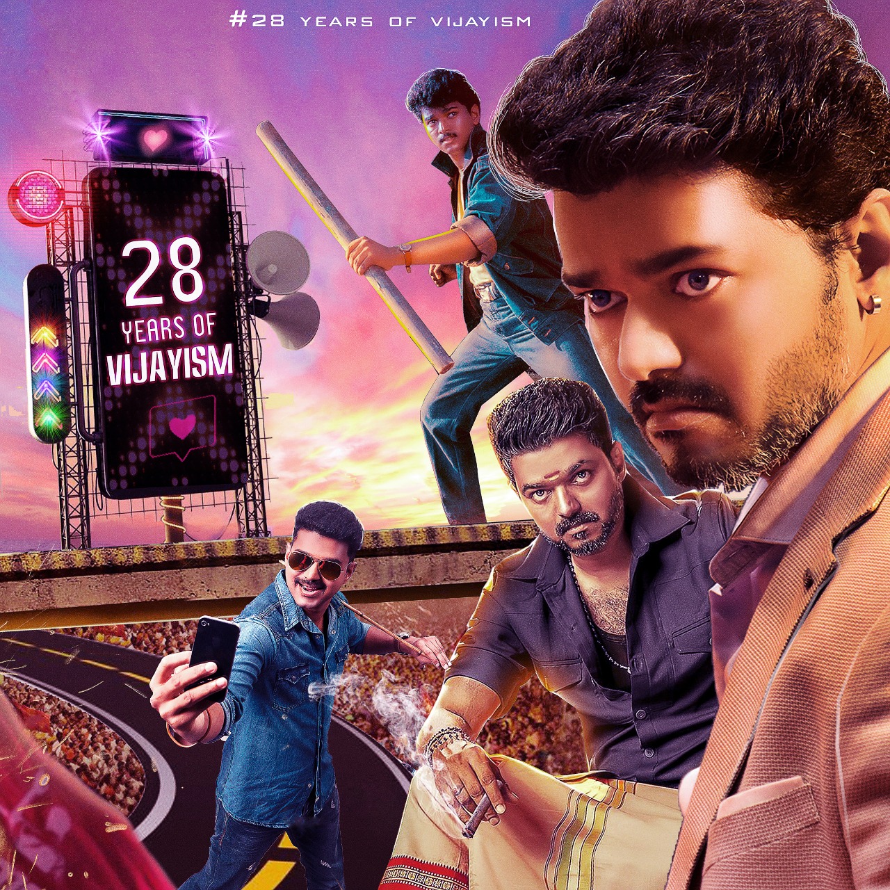 It’s a special day for the Thalapathians because Thalapathy Vijay completes 28 years in film industry