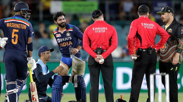 ravindra jadeja ruled out of t20i series against aus replacement