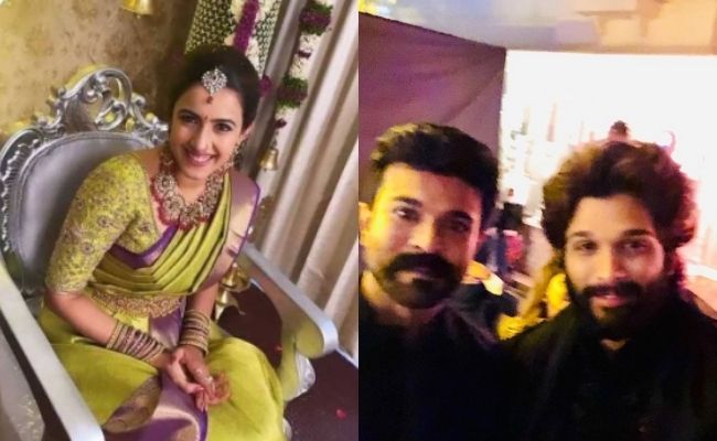 Niharika Konidela Chaitanya wedding ceremonies pics ft Allu Arjun, Ramcharan, Chiranjeevi