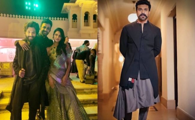 Niharika Konidela Chaitanya wedding ceremonies pics ft Allu Arjun, Ramcharan, Chiranjeevi