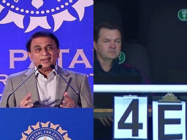 sunil gavaskar on use of placards to guide players during matches