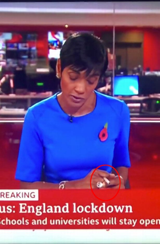 BBC News presenter causes stir with fans as she holds 'cigarette' live