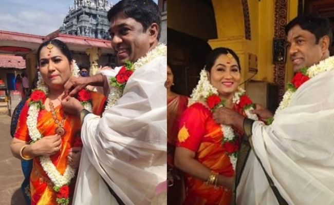 Wedding pictures from film actress Yamuna marriage event