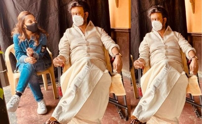 First time Rajinikanth's Annaatthe look - pic shared by daughter