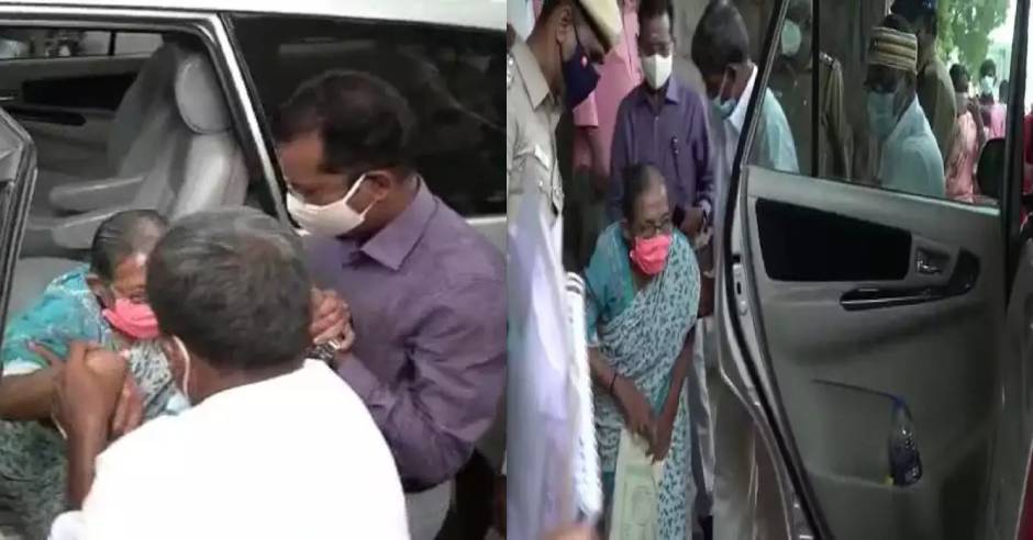 Madurai old woman meet collector to complaint about house owner