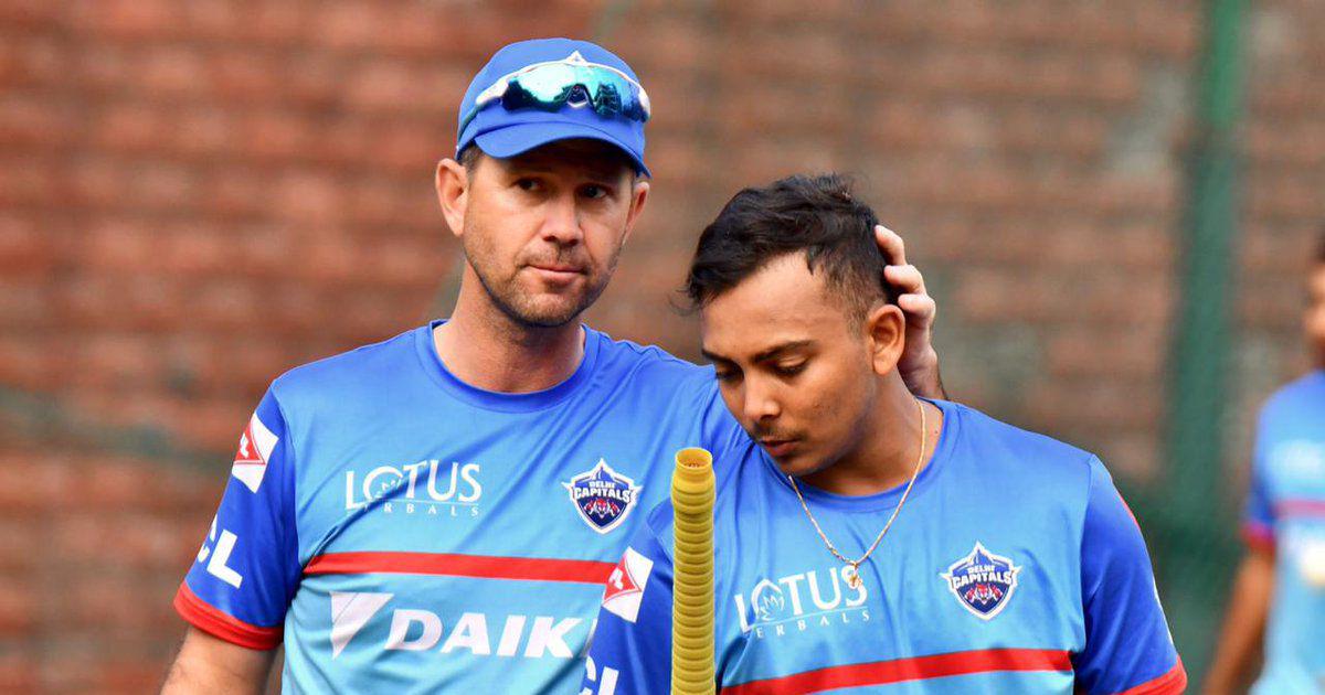 ricky ponting predicts prithvi shaw dismissal in commentary