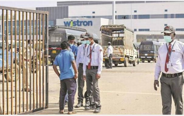Wistron sacks India head after violence at Karnataka facility