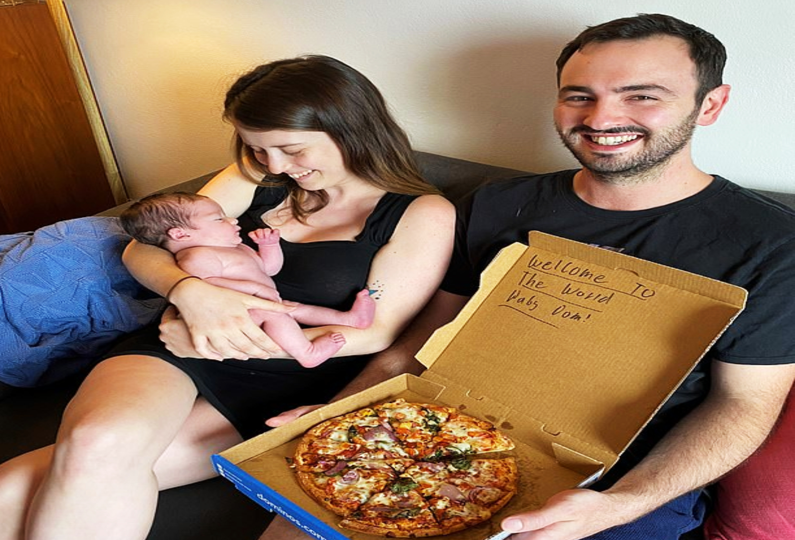 Australia Couple Names Their Baby Dominic Gets Free Pizza For 60 Years