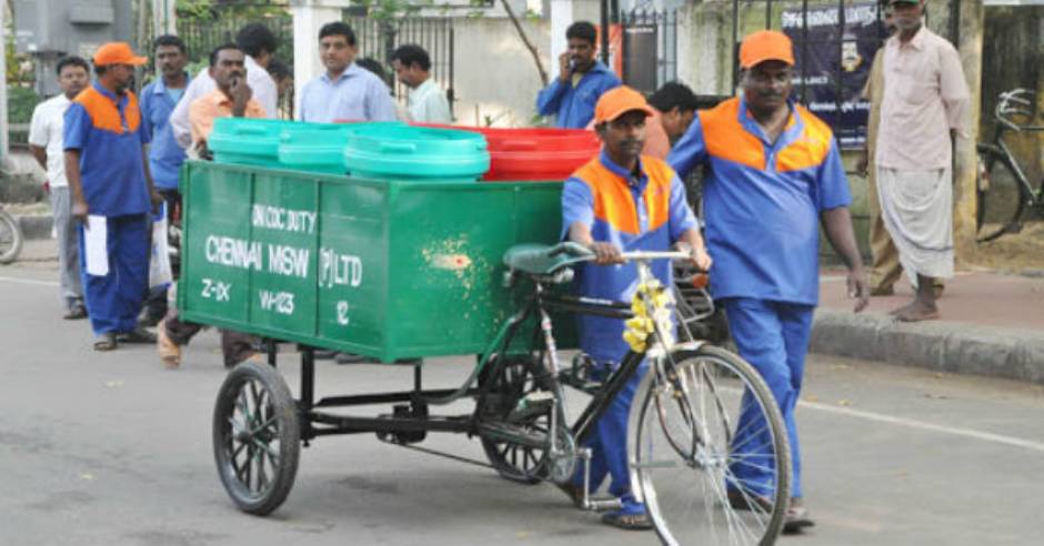 Fees applicable for garbage disposal from January 2021 in Chennai