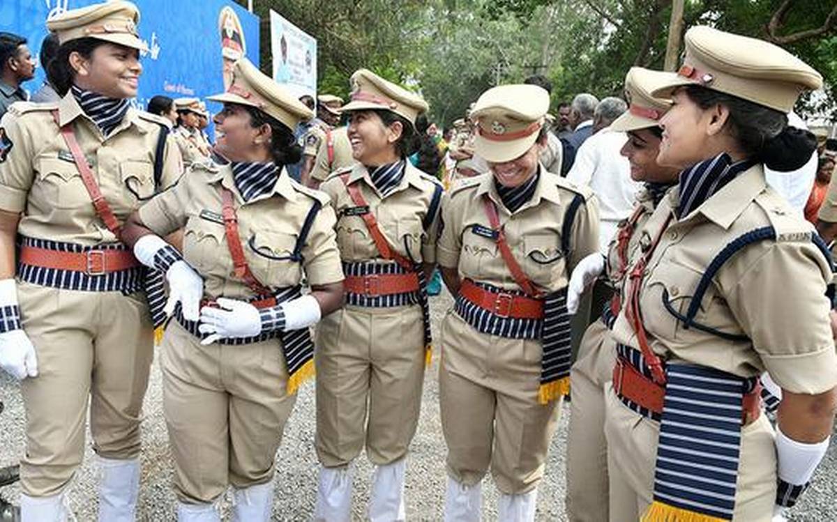 Circle Inspector Shyam Sundar salutes his DSP daughter at Tirupati