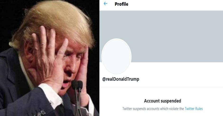 Twitter permanently suspends Donald Trump's account