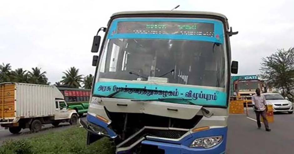 Sudden seizure to the driver while driving bus near Vaniyambadi