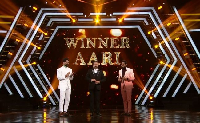 Photos - Aari Bigg Boss Tamil 4 winner moments, celebration ft Aari Arjunan