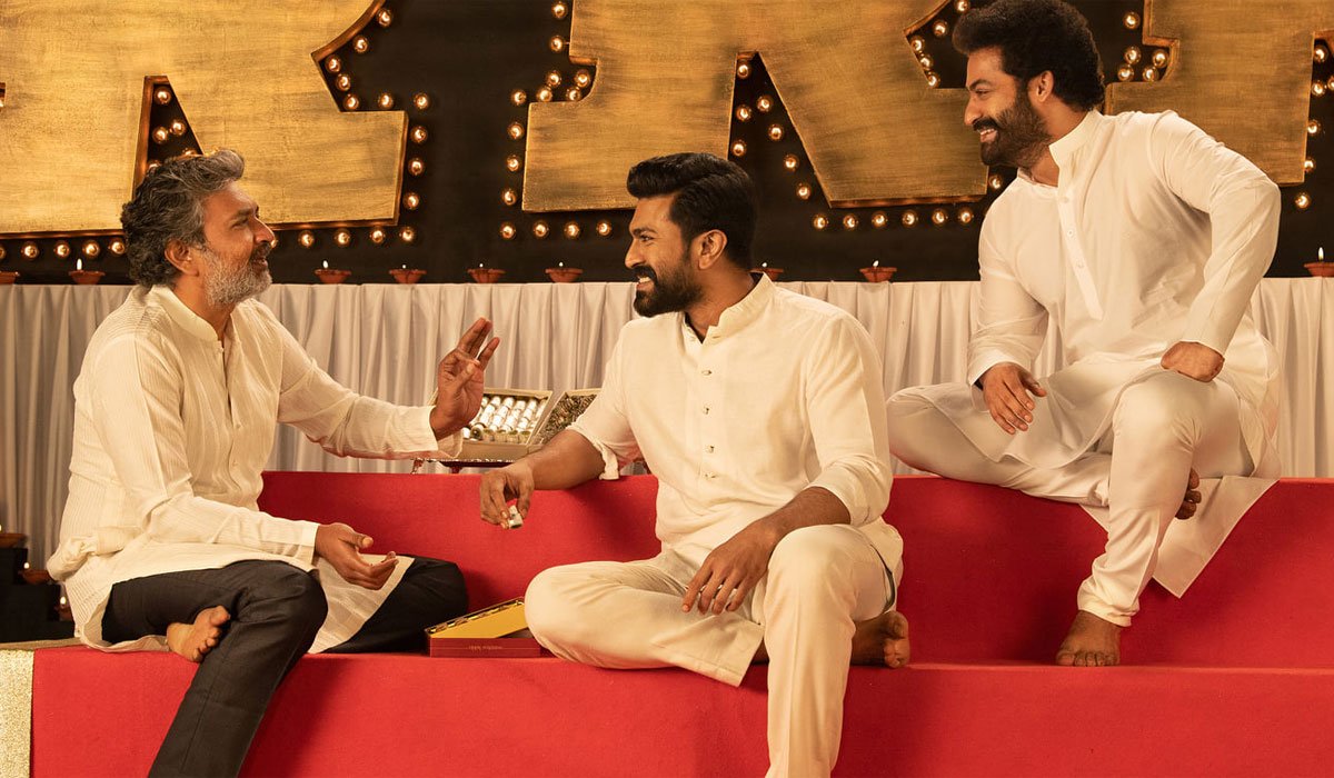 Rajamouli says RRR climax shoot has begun Junior NTR Ram Charan