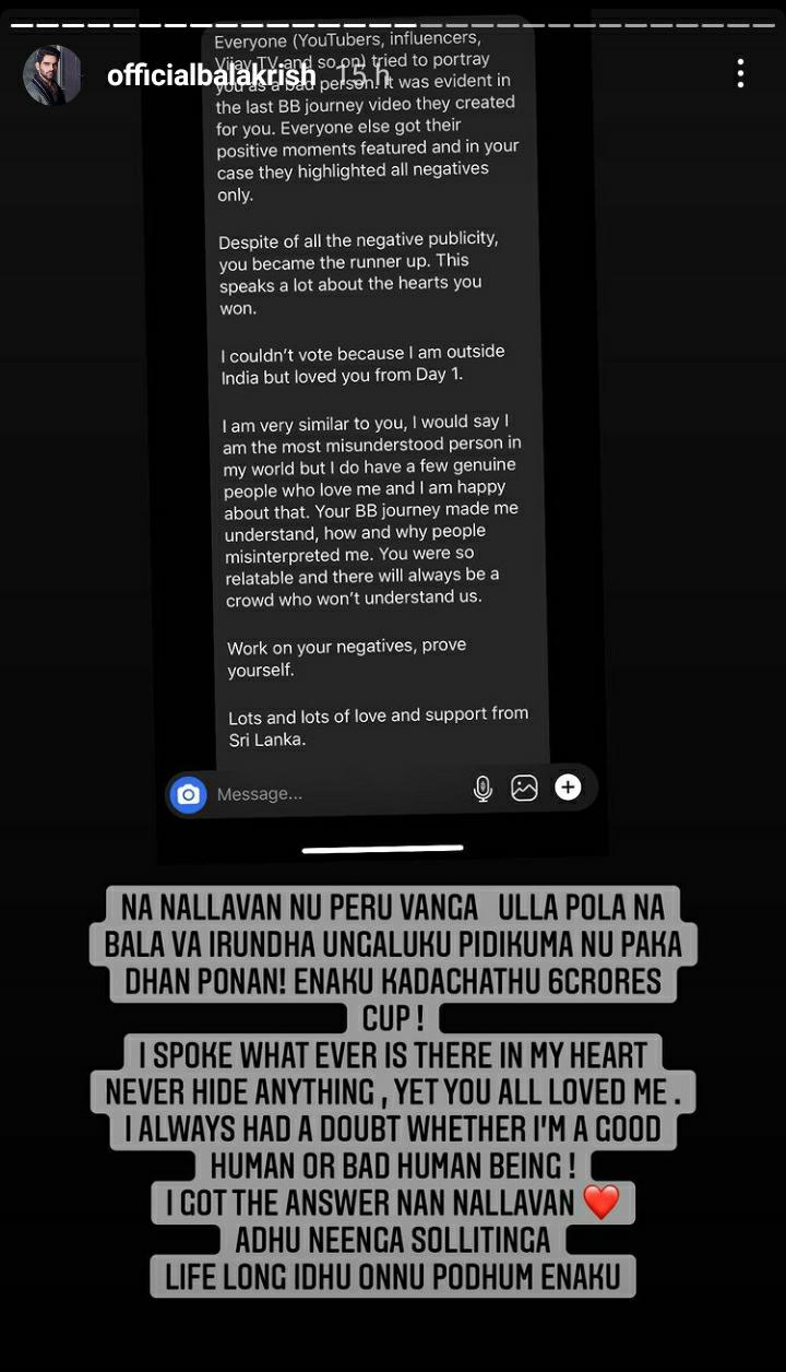 Bala about why he entered Bigg Boss Tamil 4 ft balaji Murugadoss