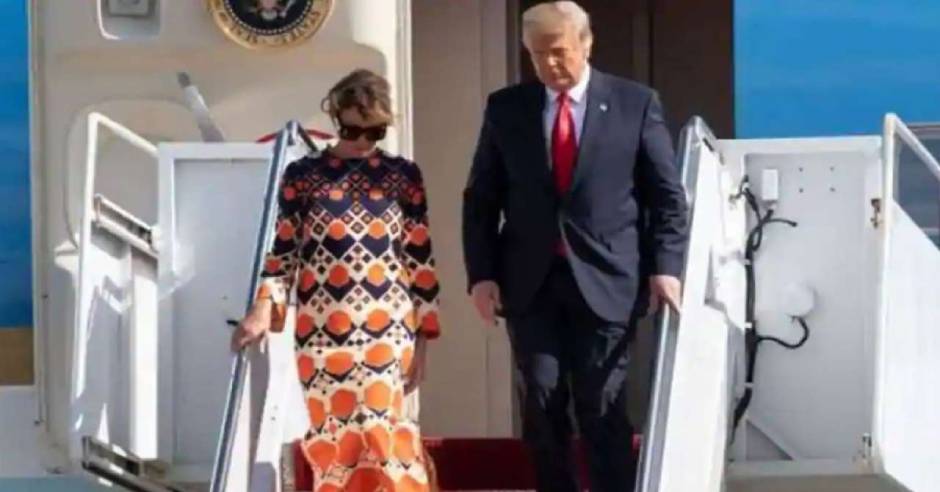 Melania refuses to pose with Trump after he leaves White House