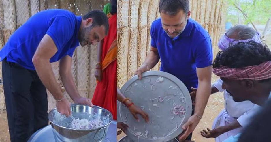 Rahul Gandhi joins Village Cooking team video goes viral
