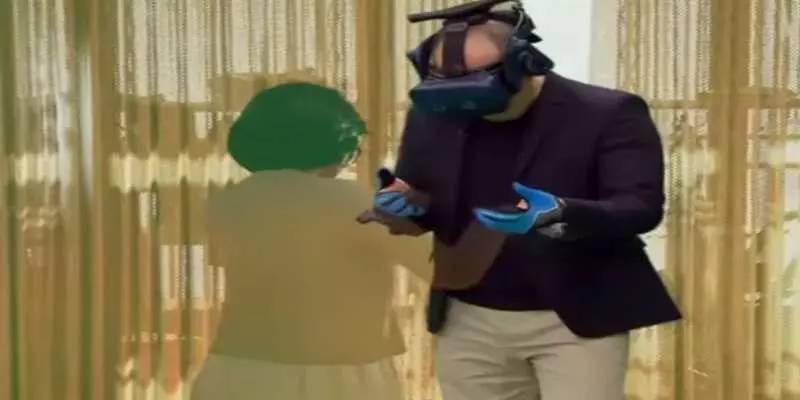 man reunites with his wife after her death virtual reality helps