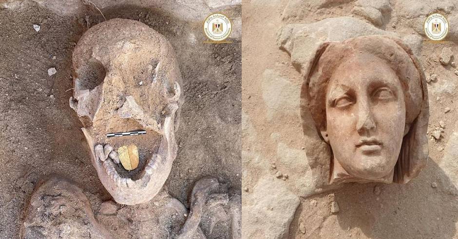 2000 year old mummy found in Egypt with gold tongue