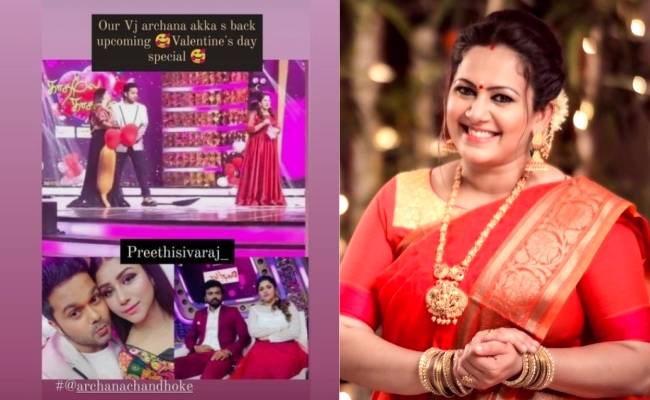 Bigg Boss Archana does a Vijay TV show as a VJ - Details here