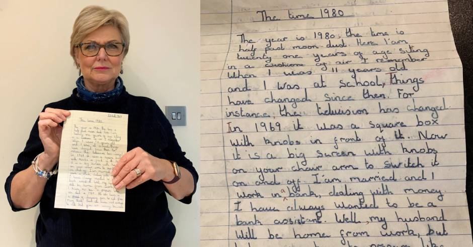 Girl’s letter from 1969 that was found down the back of an old sofa