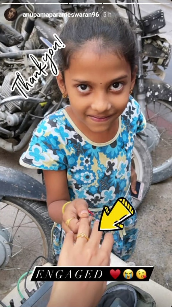 Anupama Parameswaran shares a pic - 