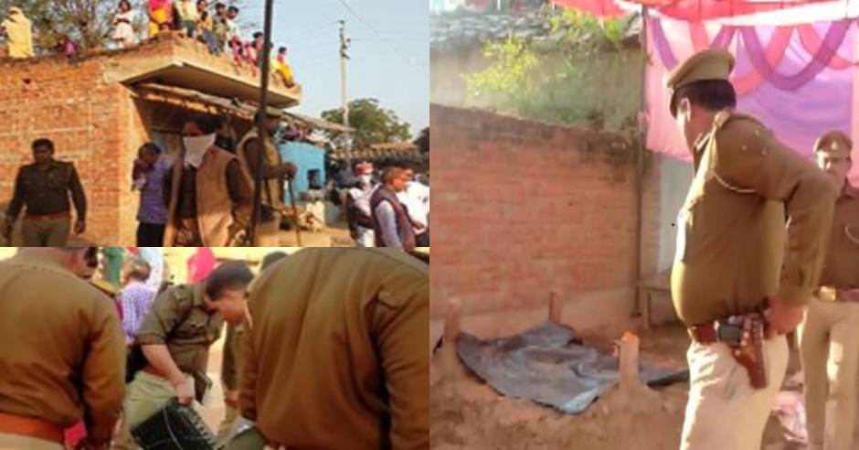 UP woman gets herself buried in pit to appease god, saved by police