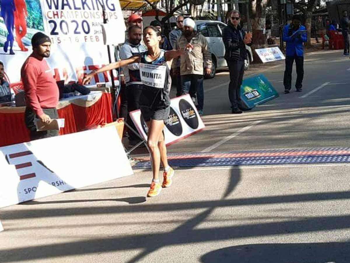 Daughter of construction labourer breaks under-20 race walk record
