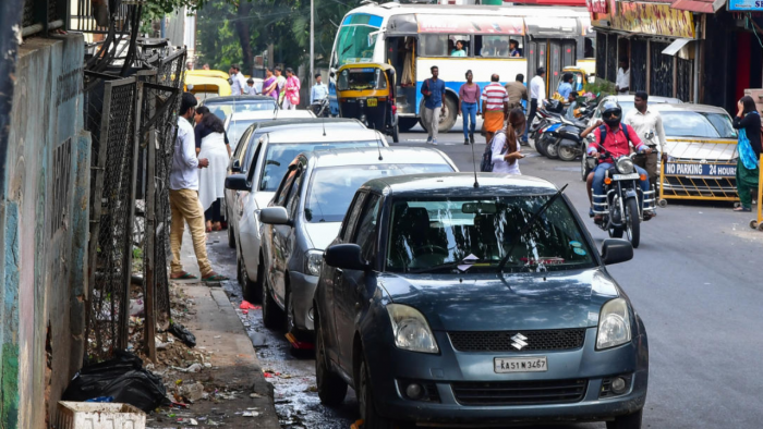 Parking will no longer be free on public roads in Bangalore 