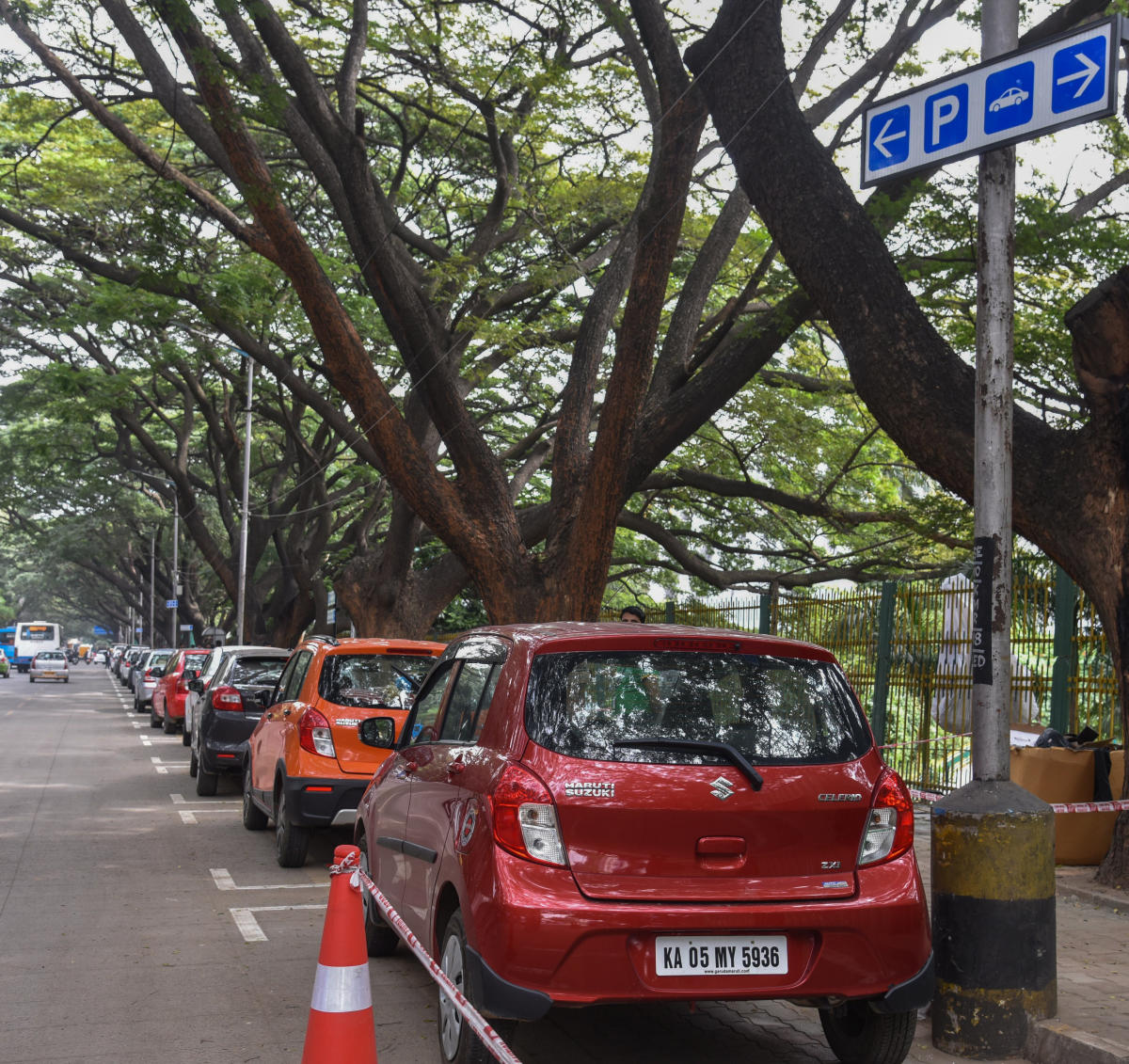 Parking will no longer be free on public roads in Bangalore 