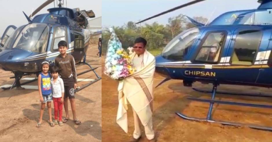 Maharashtra farmer buys helicopter to sell milk