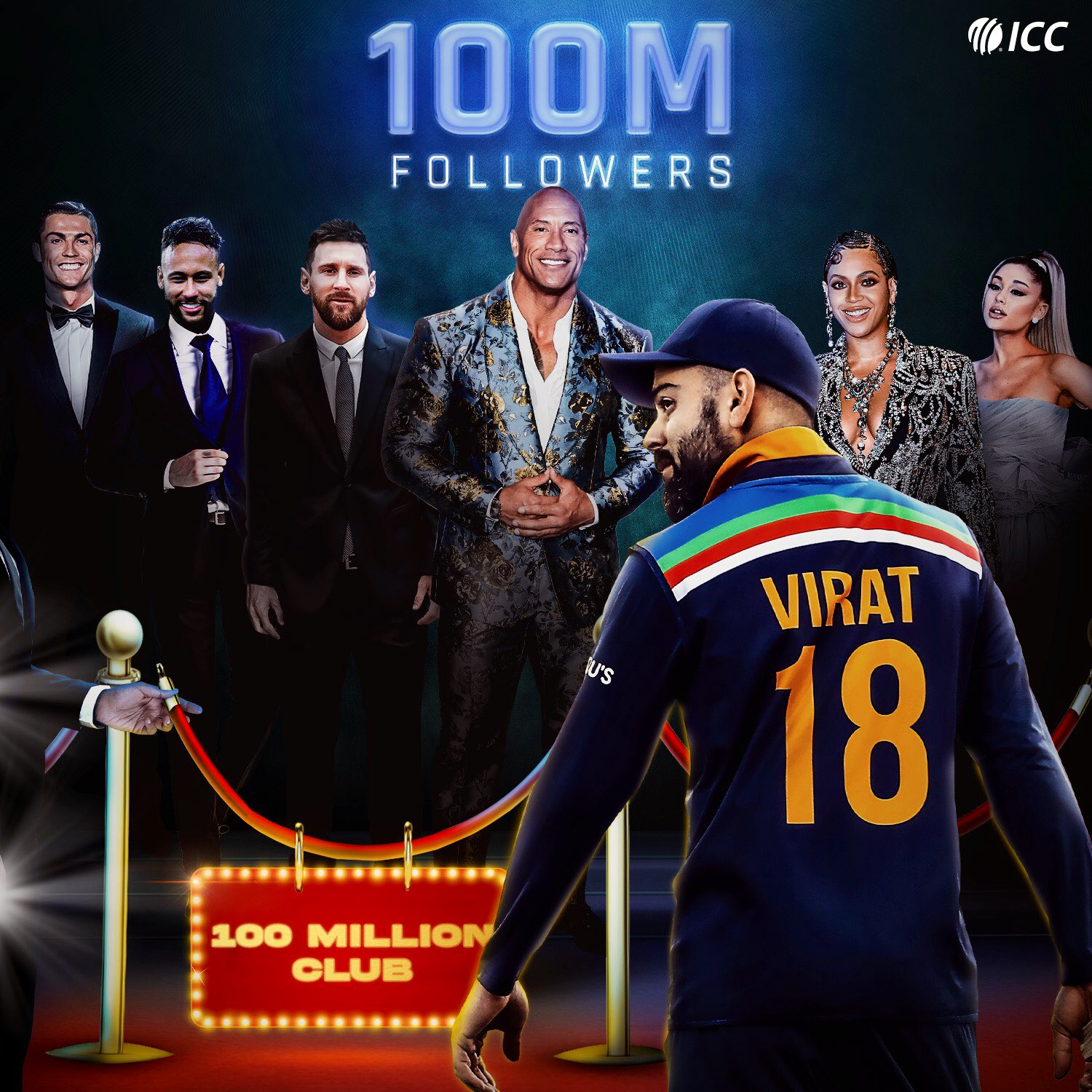 Kohli becomes 1st cricketer to reach 100mn followers on Instagram