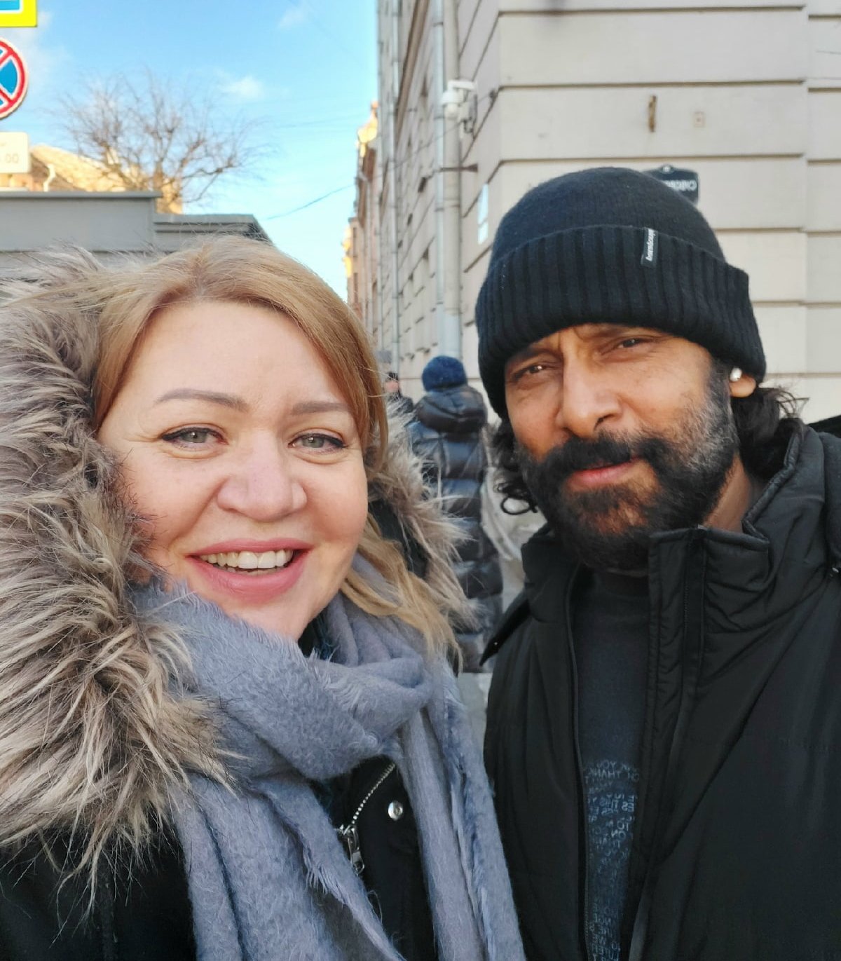 Vikram’s stylish latest pics with fans in Russia in between Cobra shoot are going viral