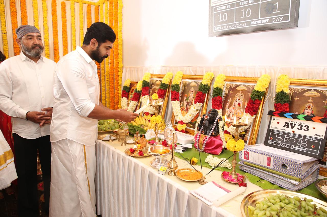 Breaking update from Arun Vijay and Director Hari’s next AV 33