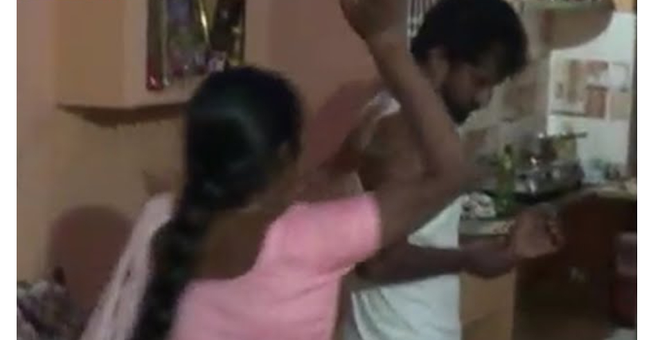 Wife attack on husband over his extra marital affair at Bhadradri 