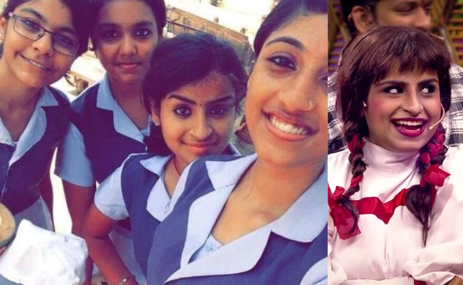 Vijay tv shivangi school photo goes viral ஷிவாங்கி ஸ்கூல் படிக்கும் போது 