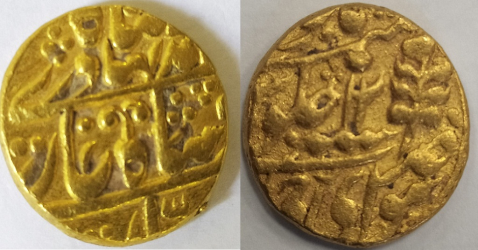 Historical gold coins was found during digging work