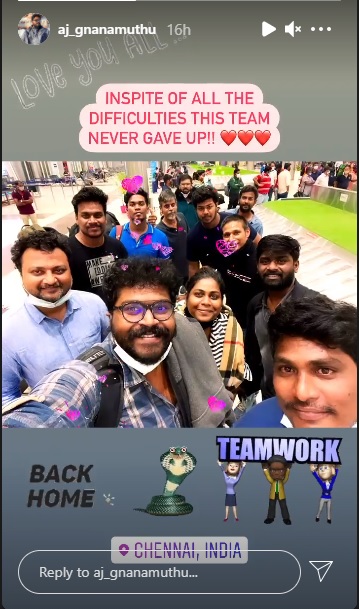 Interesting update from Chiyaan Vikram’s Cobra ft Ajay Gnanamuthu; viral pic