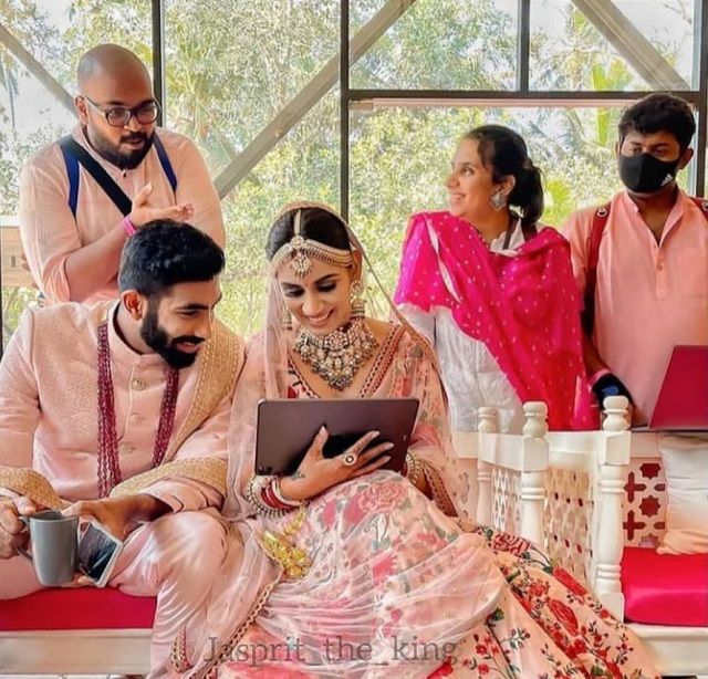 Jasprit Bumrah and Sanjana Ganesan's wedding album goes viral