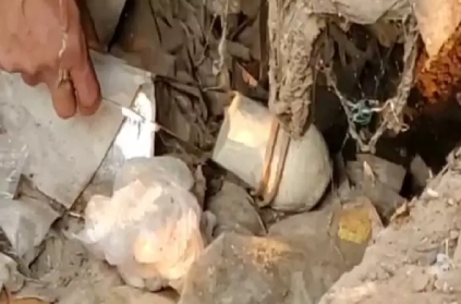 mysterious object was found at the Kanchipuram bus stand