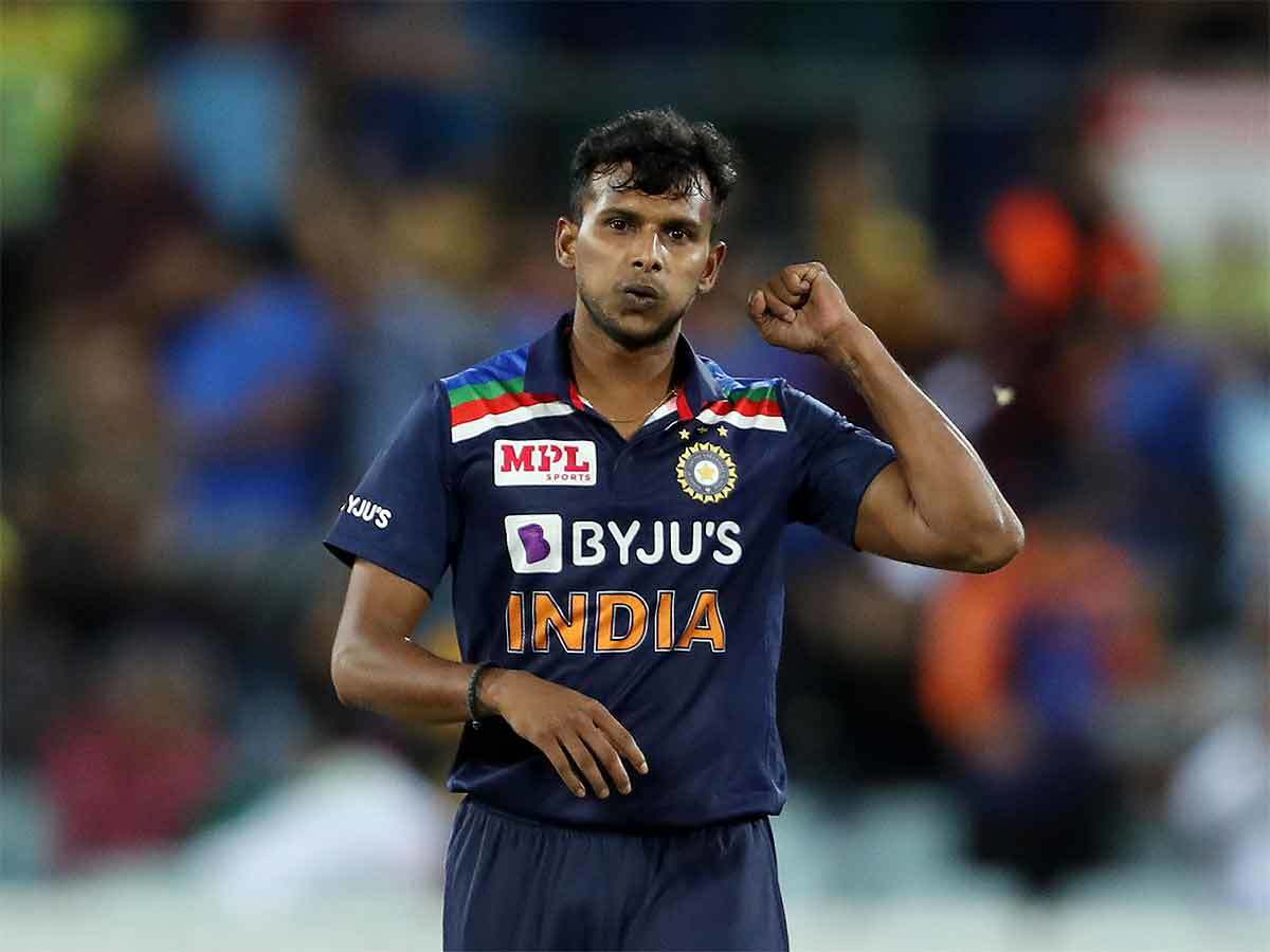 Natarajan in indian team for fifth T20 against england