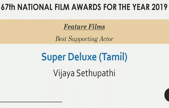 Dhanush and Vetri Maaran’s Asuran, Vijay Sethupathi’s Super Deluxe, Parthipan’s OSS7 bags National Award 2019