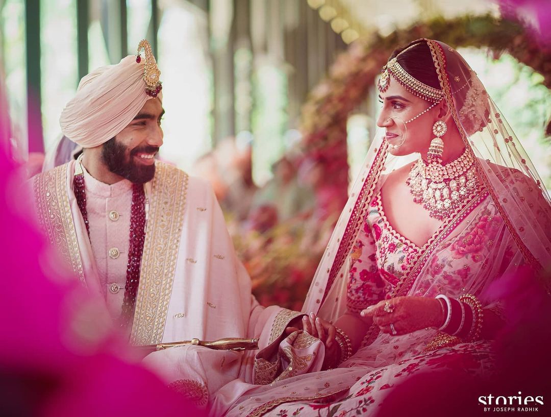 bumrah - sanjana wedding video gone viral on social media