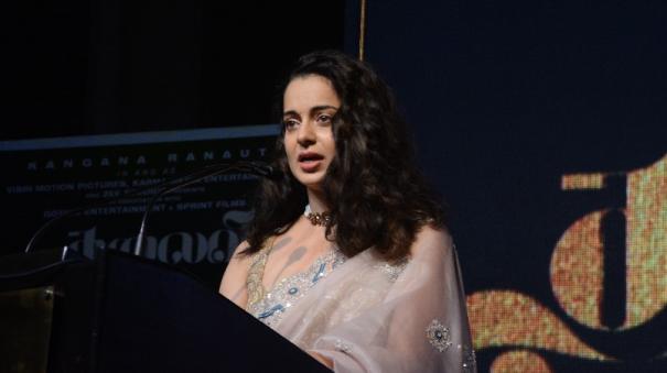 Kangana Ranaut cries Thalaivi launch Jayalalithaa Biopic 