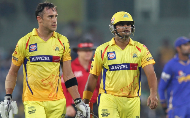 suresh raina reveals special gift to faf du plessis ahead of ipl