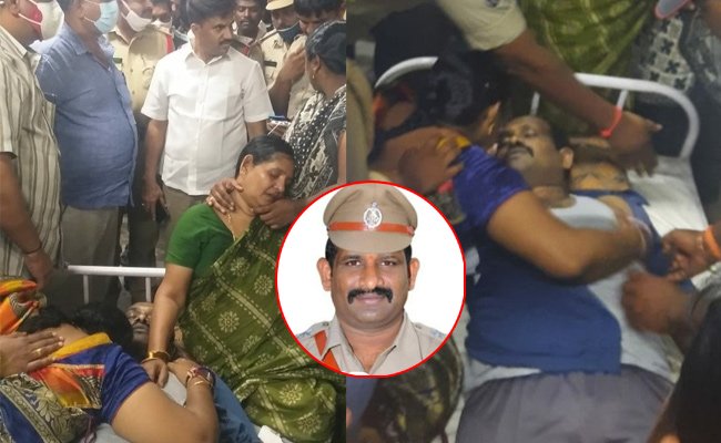 Inspector Bhagavan Prasad died of heart attack while playing shuttle 